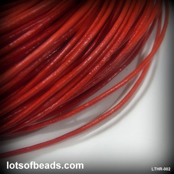 Red Leather Cord